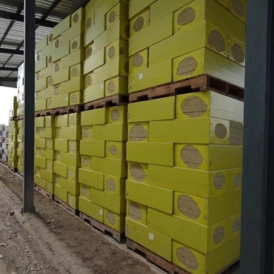 panneau de laine de rock moderne de la densité 120kg/M3 pour l'isolation de mur