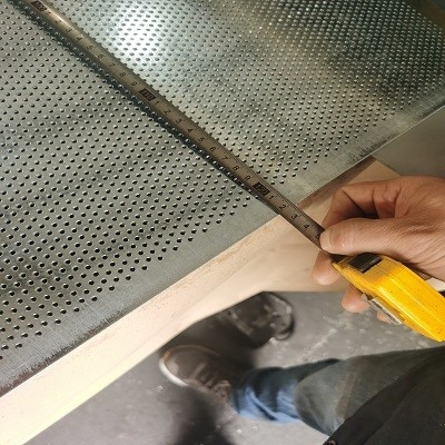 0.2mm - 1mm a galvanisé le métal perforé Mesh Plate For Decoration
