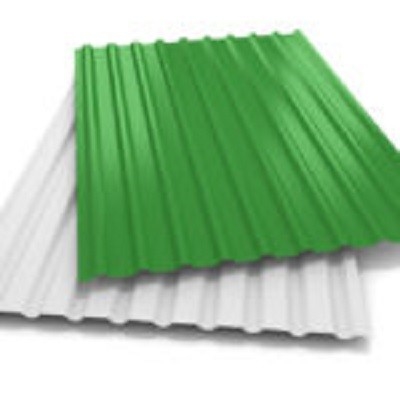 Panneau vert de tôle ondulée galvanisée par acier de 0,2 x 914 mm