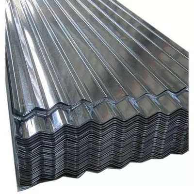 Dx51d Z100 SGCC Tôle d'acier galvanisé Feuille de toiture en métal de zinc en tôle ondulée