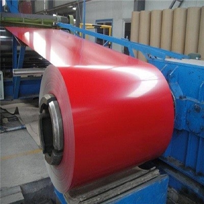 La couleur rouge a enduit la bobine d'une première couche de peinture en acier de Galvalume pour couvrir le PE PVDF SMP G550 AZ70