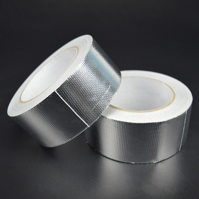 Tissu argenté résistant de bande de papier aluminium renforcé par isolation de fibre de verre