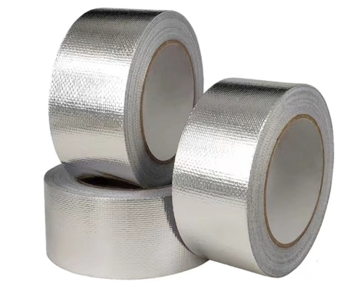 Tissu argenté résistant de bande de papier aluminium renforcé par isolation de fibre de verre