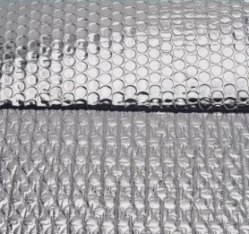 Matériel d'isolation thermique d'aluminium de bulle d'Alu en métal pour bulle simple/double de construction