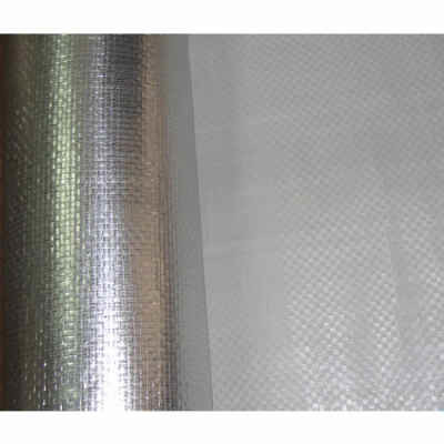 l'aluminium métallisé par 97% a fait face à la barrière rayonnante pour couvrir le textile tissé d'aluminium d'isolation
