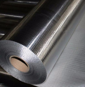l'aluminium métallisé par 97% a fait face à la barrière rayonnante pour couvrir le textile tissé d'aluminium d'isolation