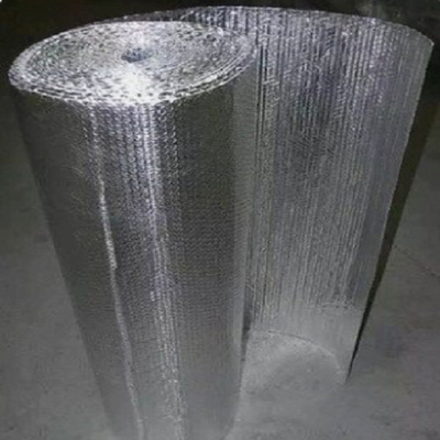 Matériel d'isolation thermique réfléchi de toit d'air de plafond de bulle d'aluminium de construction préfabriquée en aluminium de petit pain
