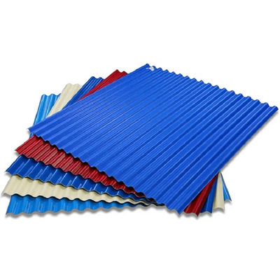 La largeur 1200mm a ridé la feuille en acier galvanisée de toit pour des matériaux de construction