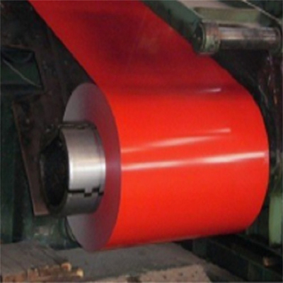 bobine en acier enduite d'une première couche de peinture rouge de Galvalume d'épaisseur de 0.48mm pour couvrir G550 AZ120
