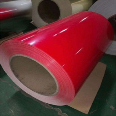 Bobine en acier enduite d'une première couche de peinture de revêtement rouge du GI Z80 15um/7um pour la barrière SGCC de mur