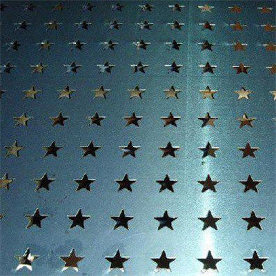 Distance 6 mm feuille perforée en aluminium