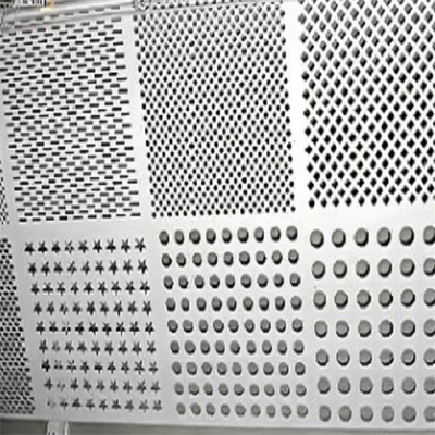 La feuille perforée en aluminium de trou rond a perforé la tôle d'acier Q235