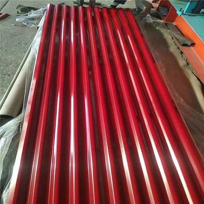 l'épaisseur PPGL de 0.1-1.0mm a ridé la tôle d'acier pour le bâtiment commercial
