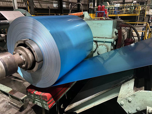 Coils/bandes en acier galvalume laminés à froid G550 BORON ADDED SGLCC Bleu AFP