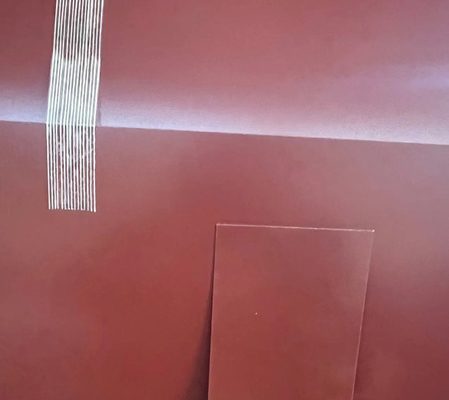 Couche de revêtement couleur rouge GL / PPGL Galvalume Steel Coil / Sheet / Strip