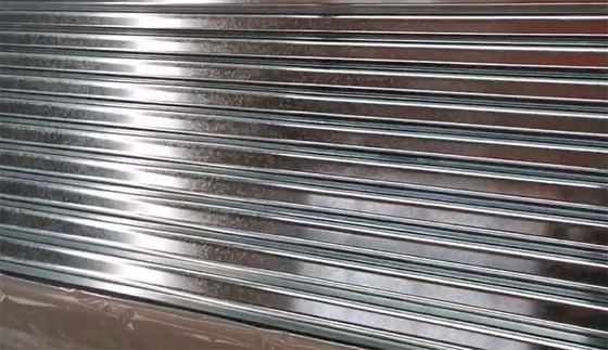 Dx51d GI tôle en acier ondulé revêtue de zinc tôle de toiture ondulée galvanisée