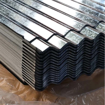 Dx51d GI tôle en acier ondulé revêtue de zinc tôle de toiture ondulée galvanisée