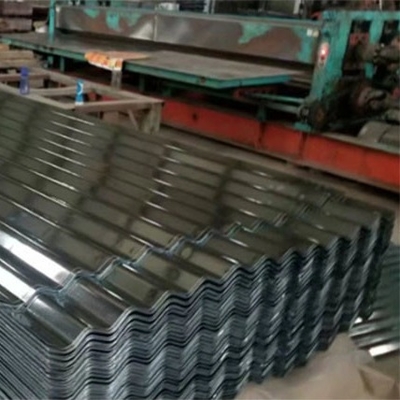 Dx51d GI tôle en acier ondulé revêtue de zinc tôle de toiture ondulée galvanisée