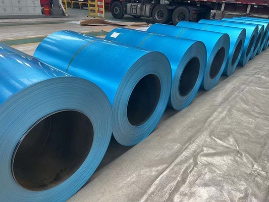 SGLCC bleu bobine en acier galvalume avec traitement anti-empreintes digitales pour les toits