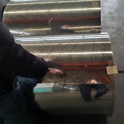 Plaque d'acier galvanisé à chaud en bobine (GI) SGCC pour la feuille de toiture