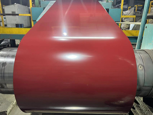 Largeur 600-1250 mm revêtement en zinc 40-275g PPGL bobine d'acier pour matériaux de construction