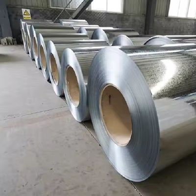 Bobines d'acier galvanisé à chaud DX51D DX52D, bande métallique pour la construction
