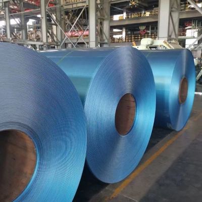 Bobine d'acier Galvalume anti-empreintes digitales durable à 55 % Alu-Zinc pour la construction