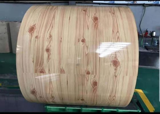 La feuille en acier enduite d'une première couche de peinture de bobine du Galvalume PPGL a laminé à froid l'acier