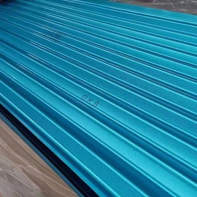L'acier enduit d'une première couche de peinture bleu de Galvalume de GL love l'anti empreinte digitale