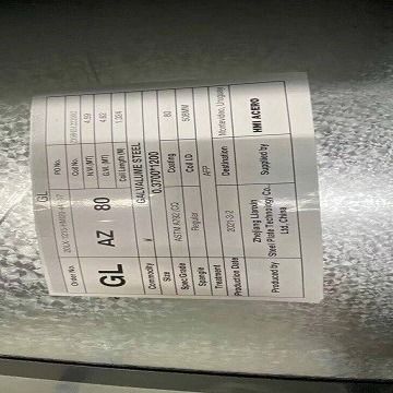 La tôle d'acier galvanisée de GB/T 2518 a laminé à froid G550 plongé chaud