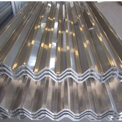 Zéro panneaux ondulés en acier SGC340 de toit galvanisés par paillette