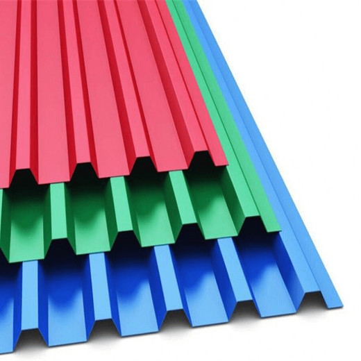 26 feuille ondulée enduite de couleur en acier de bobine de la mesure 55% PPGL
