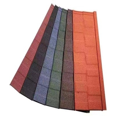 tuile de toiture en acier enduite par pierre de couleur de 1340mm x de 420mm/feuilles pour la Chambre