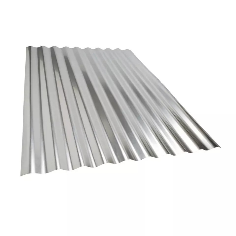 Dx51d Z100 SGCC Tôle d'acier galvanisé Feuille de toiture en métal de zinc en tôle ondulée