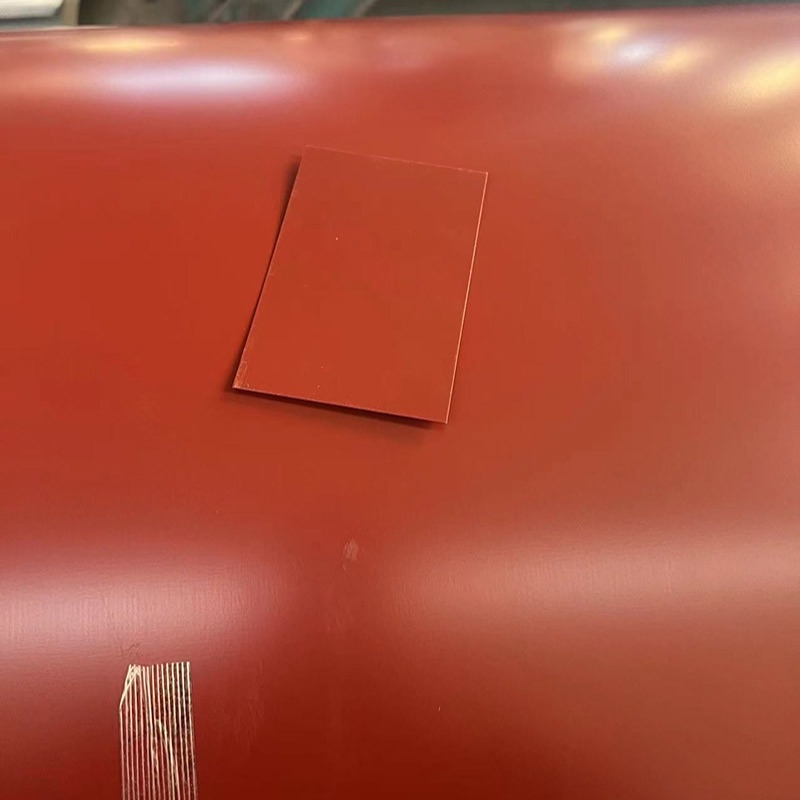 Couche de revêtement couleur rouge GL / PPGL Galvalume Steel Coil / Sheet / Strip