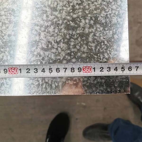 0.3-3.00 MM Plaque d'acier galvanisé à chaud pour appareils électroménagers