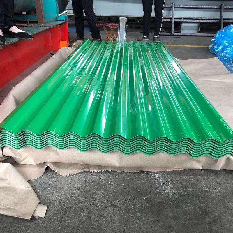La couleur verte de JIS G3322 a enduit la bobine en acier ondulée CGLCC CGLCH des feuilles PPGL