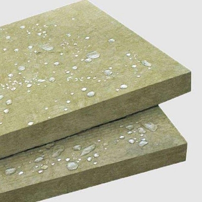 Panneau de laine de roche de forme de rectangle pour l'isolation thermique de mur extérieur