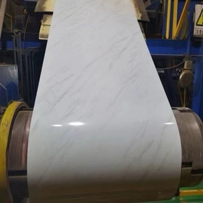 Plaque d'acier galvalume standard en bobine revêtue de zinc AZ30-AZ150g/m2 Surface chromée