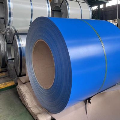 Bobine d'acier Galvalume prépeinte ASTM A755, revêtement PVDF pour toiture et bardage